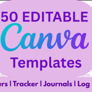 50 Editable Canva Templates for KDP