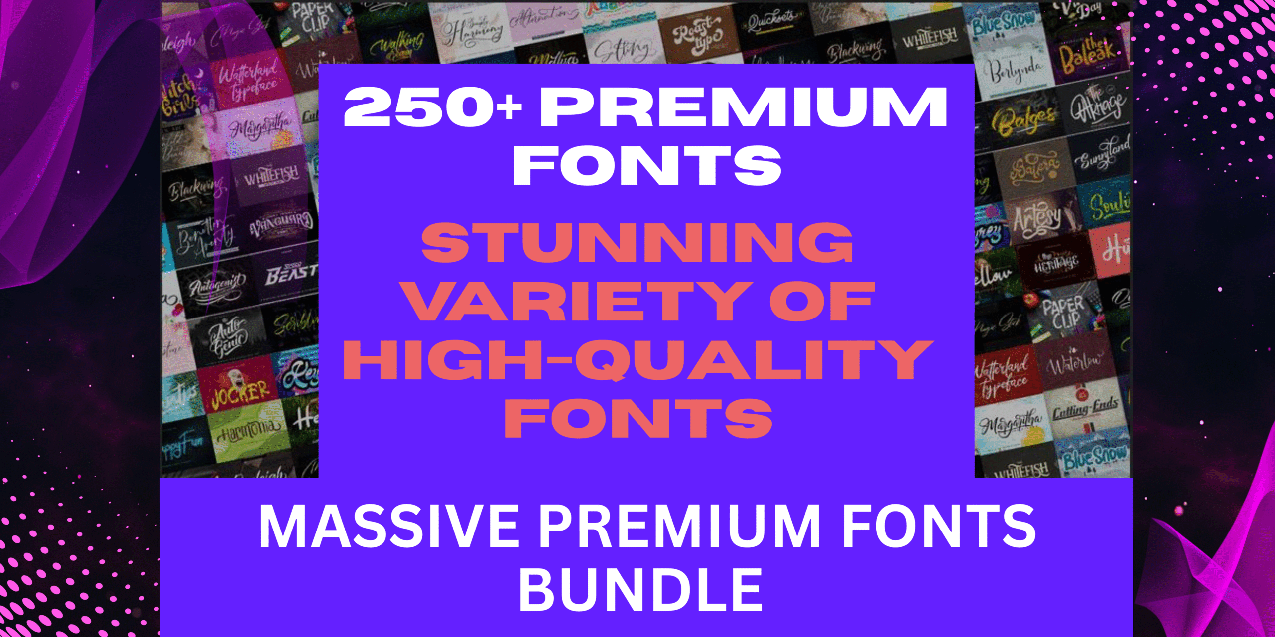 Massive Premium Fonts Bundle