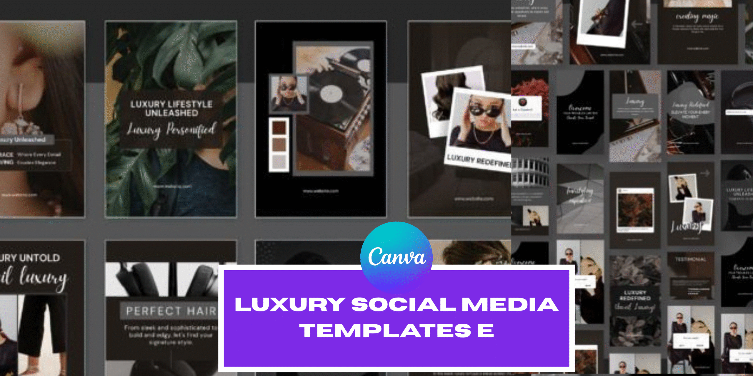 Luxury Social Media Templates Bundle