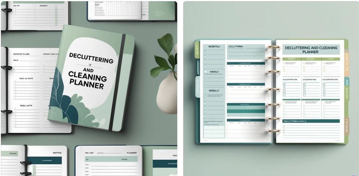 Decluttering and Cleaning Planner