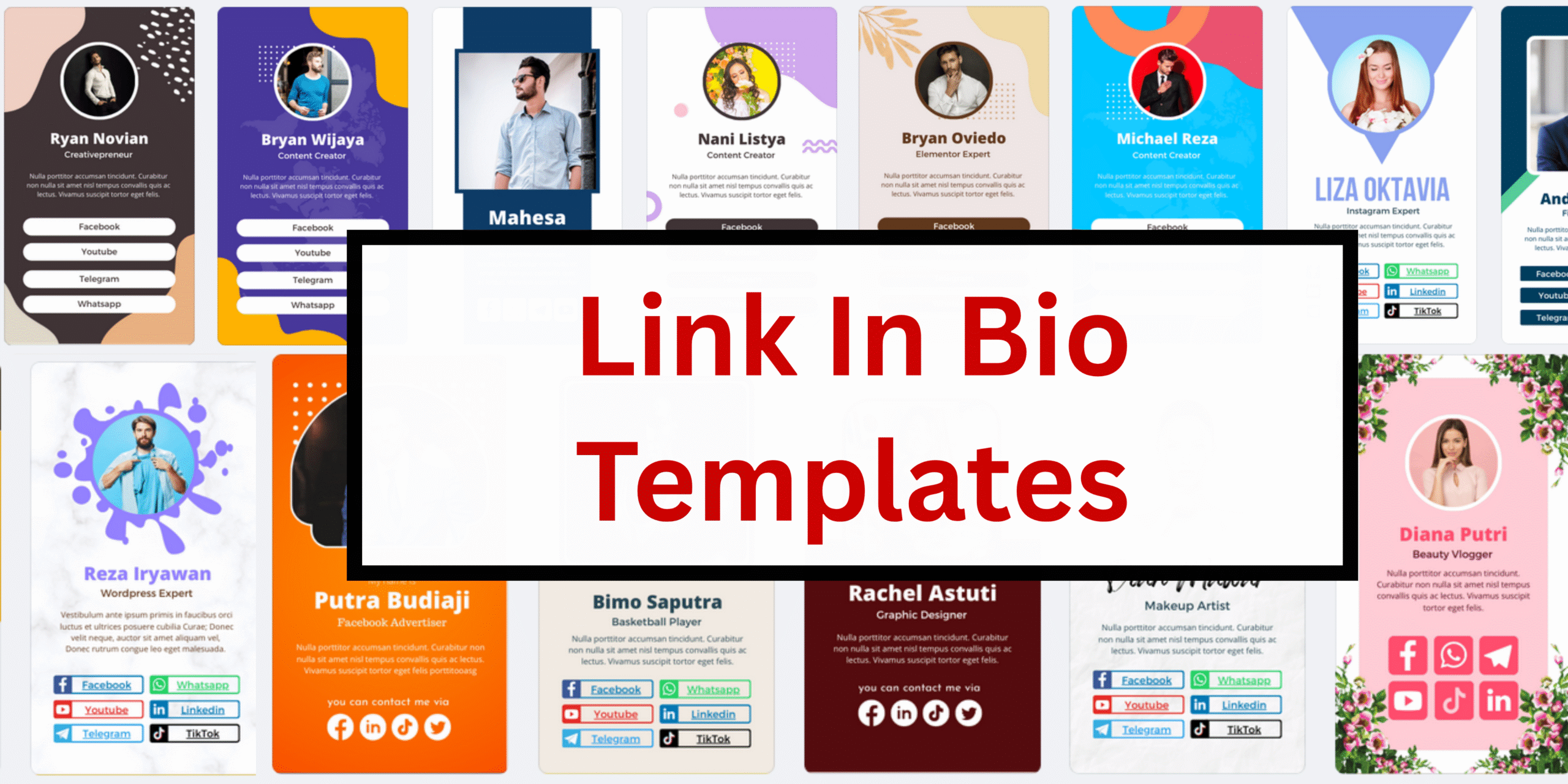 Link In Bio Templates