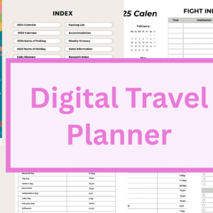 Digital Travel Journal Plr