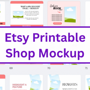 10 Etsy Shop Banner Mockups