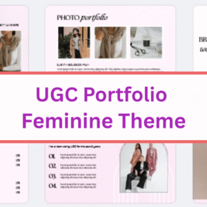 Feminine-Themed UGC Portfolio